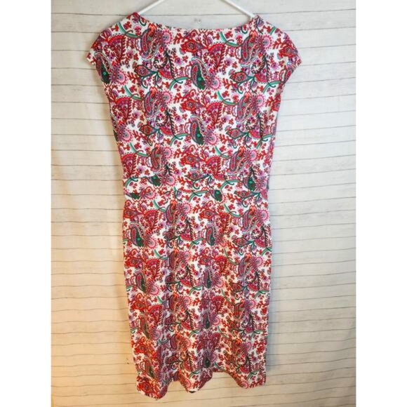 BODEN FLORRIE JERSEY FLORAL DRESS, SZ 8 - Picture 6 of 12